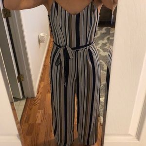 Monteau striped jumpsuit